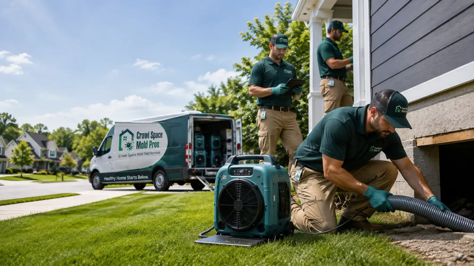 Crawl Space Mold Removal in University City, MO